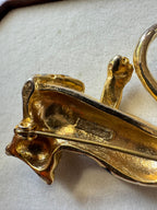 Broche léopard