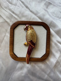 Broche perroquet