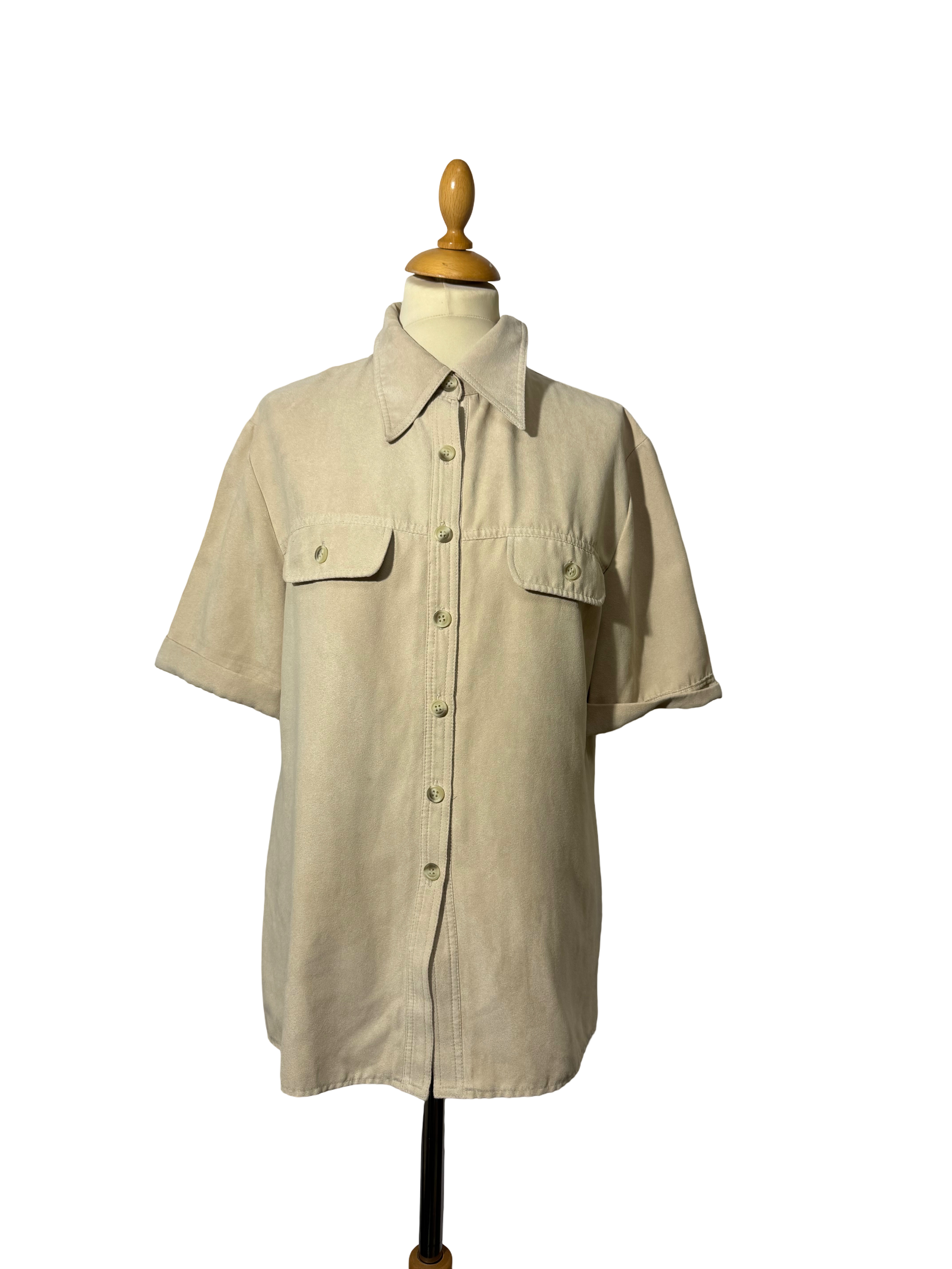 Chemise peau de pêche
