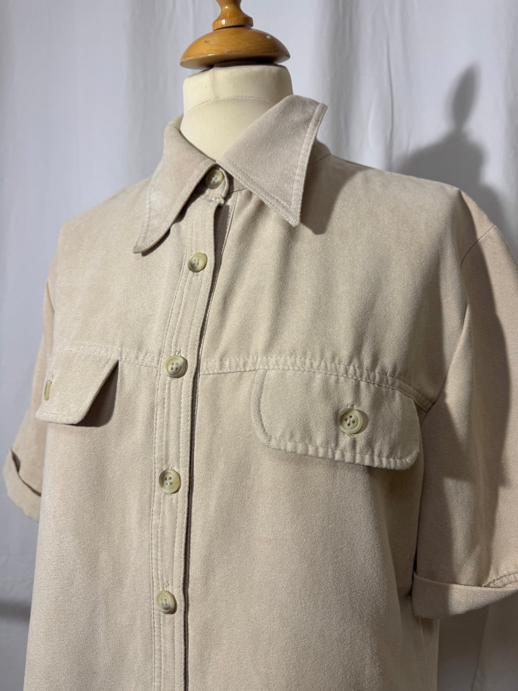 Chemise peau de pêche
