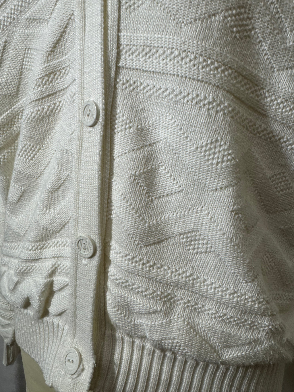 Cardigan blanc