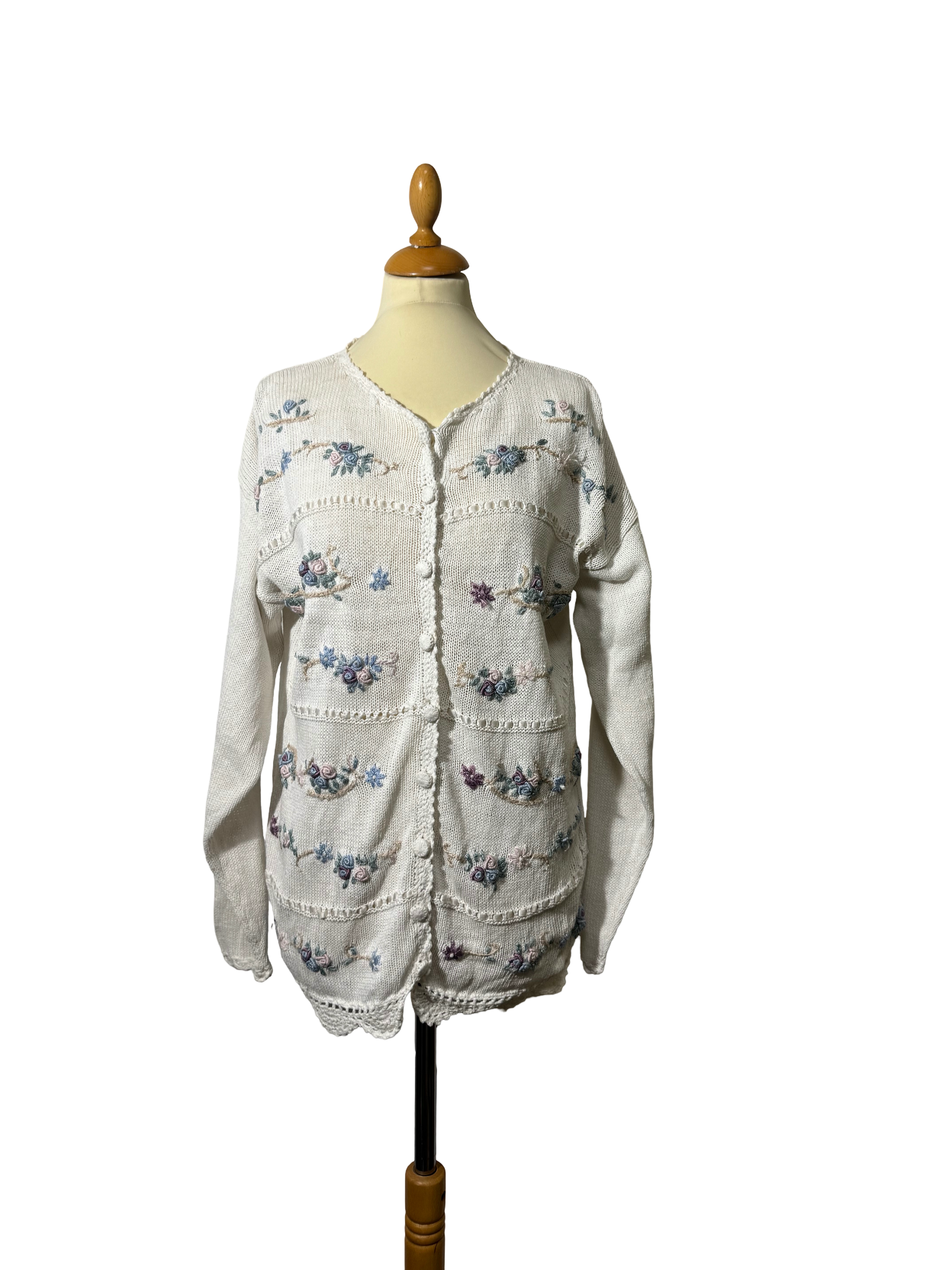 Cardigan à fleurs