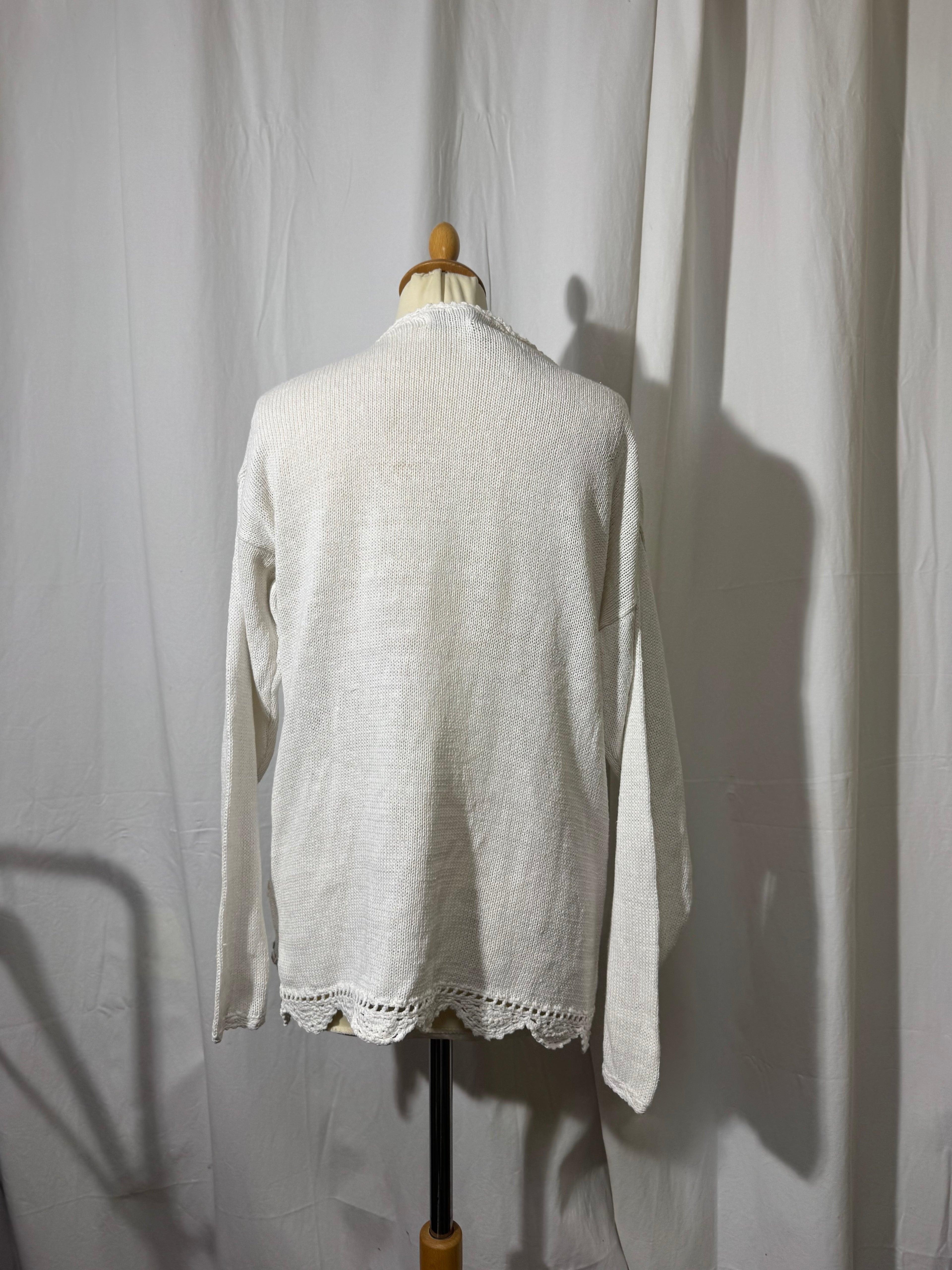 Cardigan à fleurs