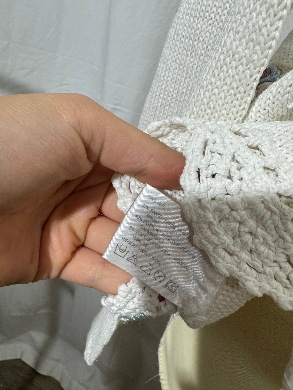 Cardigan à fleurs