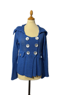 Gilet bleu Y2K