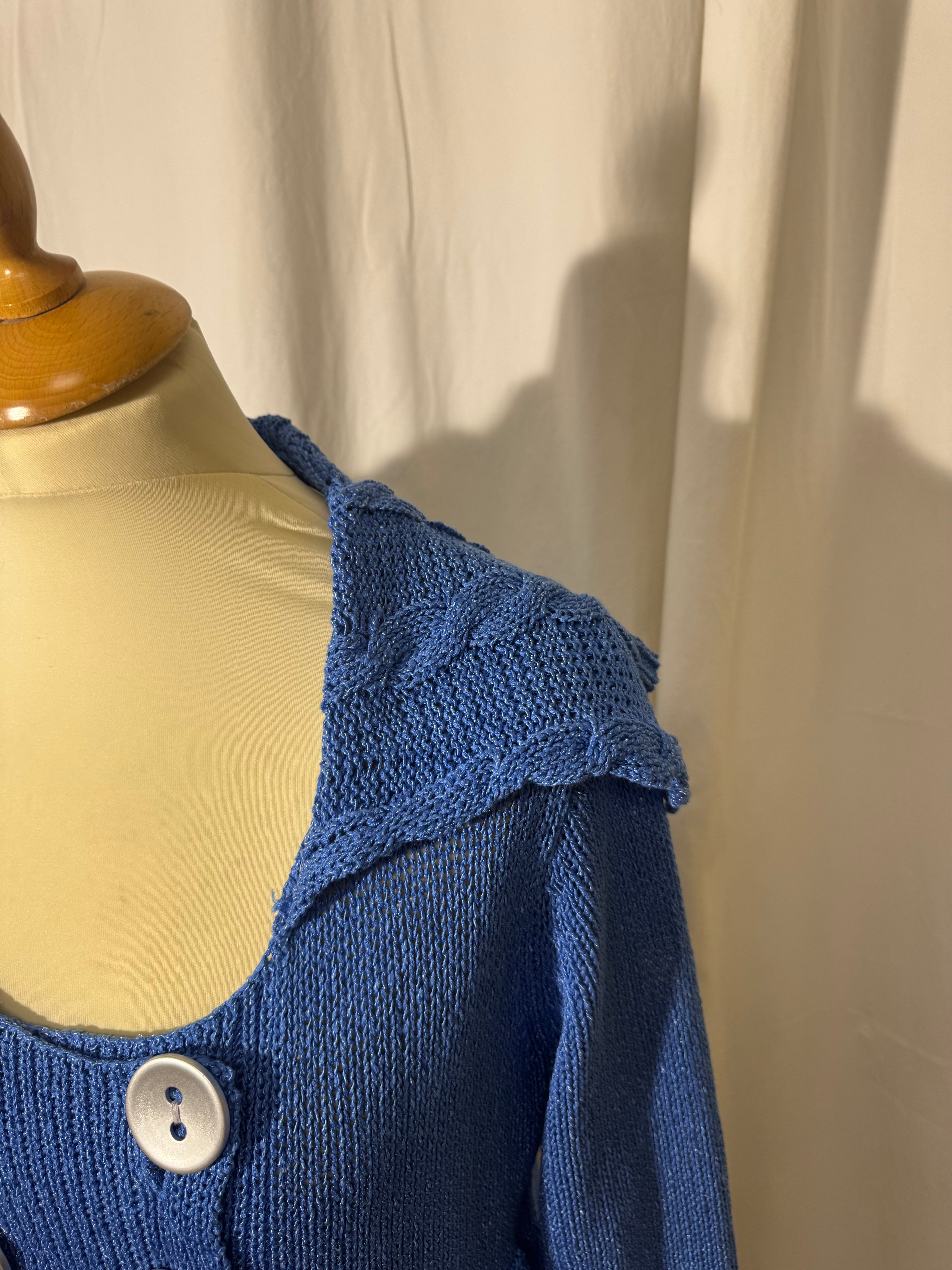 Gilet bleu Y2K