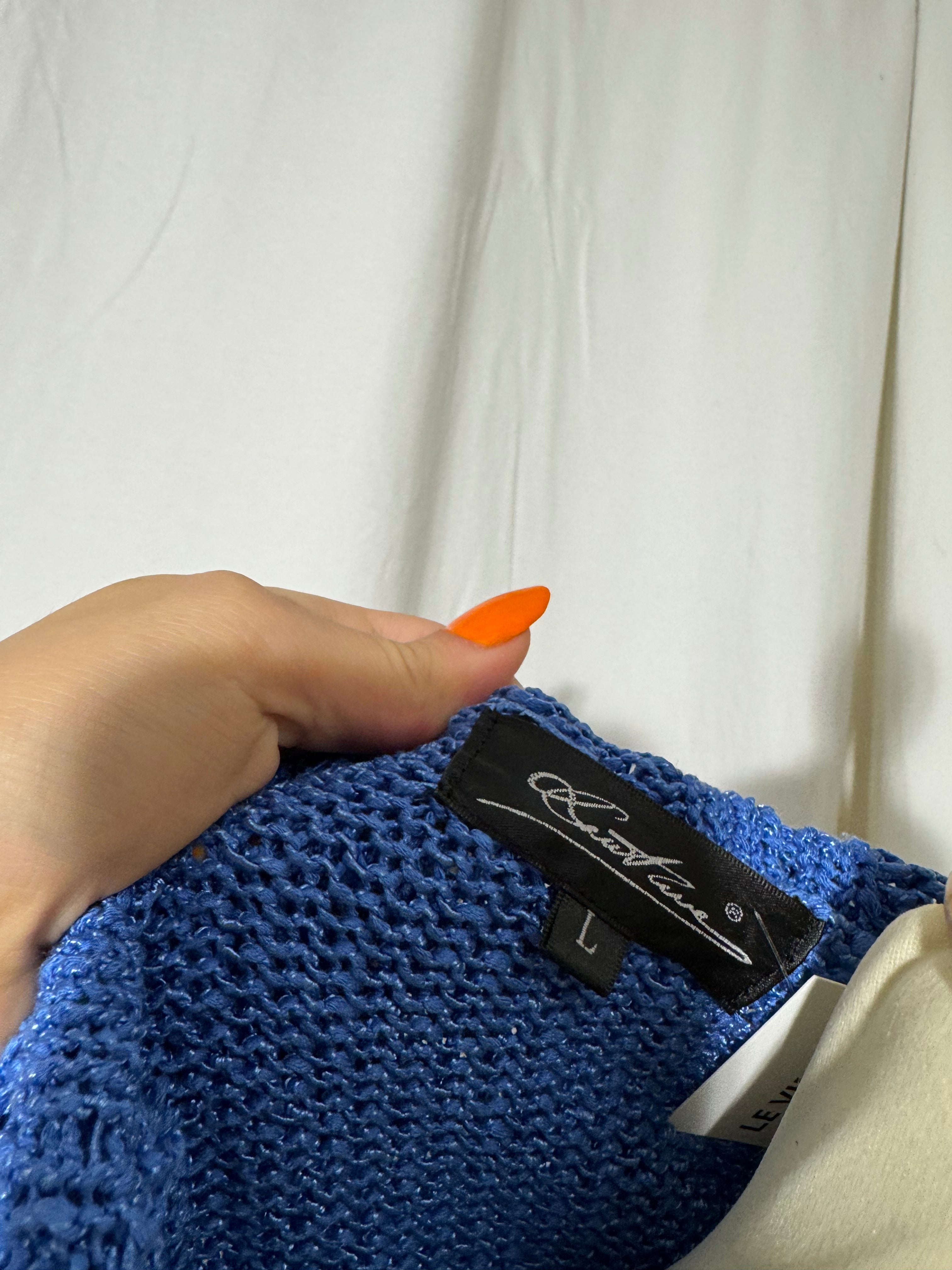 Gilet bleu Y2K