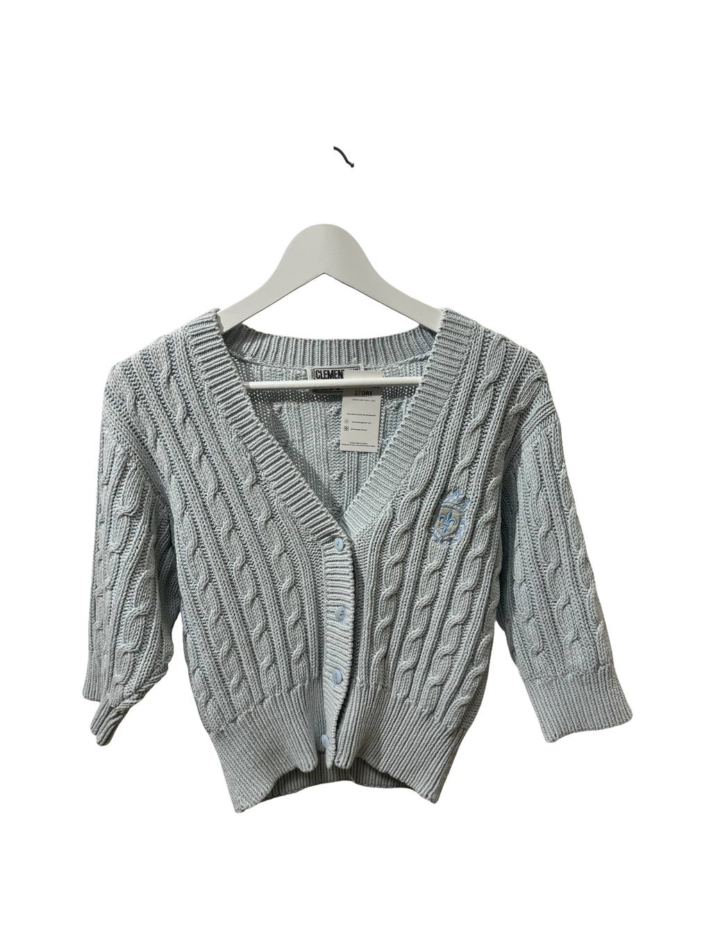 Cardigan bleu