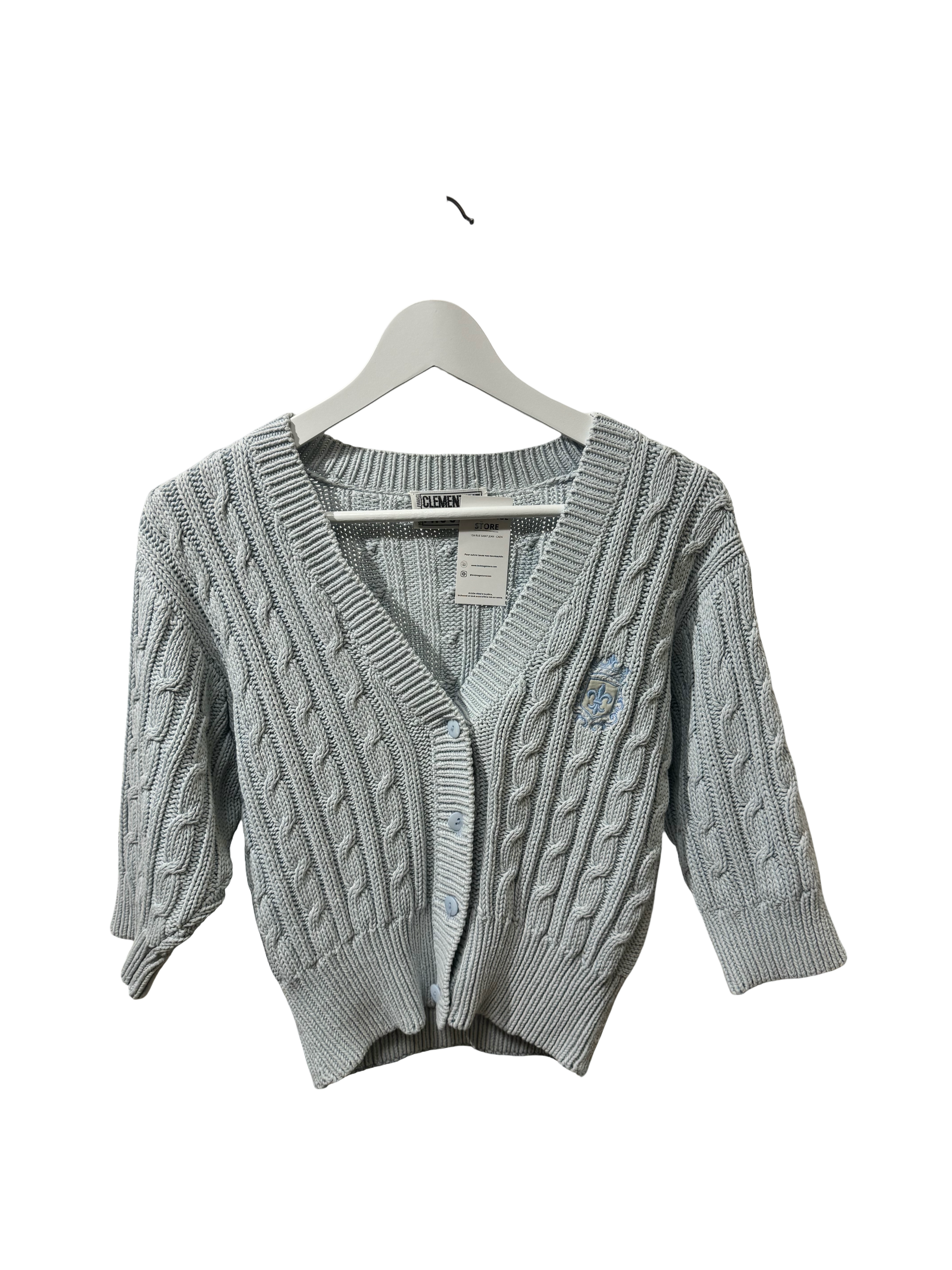 Cardigan bleu