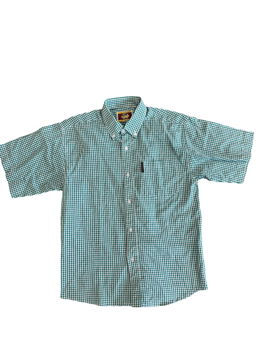 Chemise vichy verte