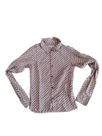 Chemise à fleurs 70s