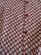 Chemise à fleurs 70s