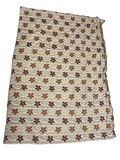 Coupon de tissu à fleurs