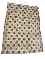Coupon de tissu à fleurs