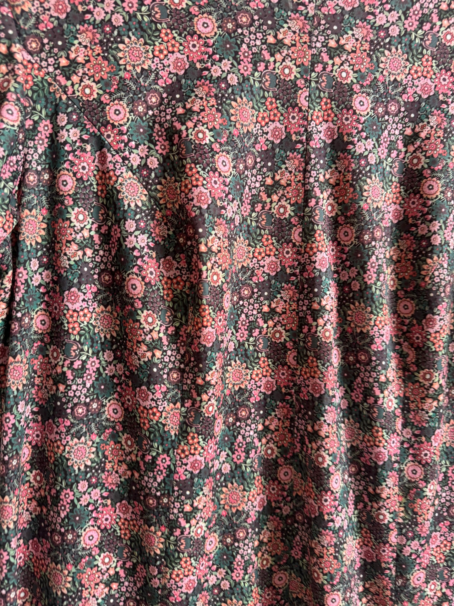 Robe à fleurs 70s