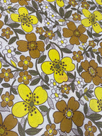 Drap à fleurs 70s
