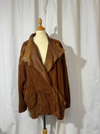 Blouson en daim 80s