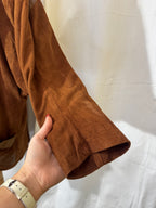 Blouson en daim 80s