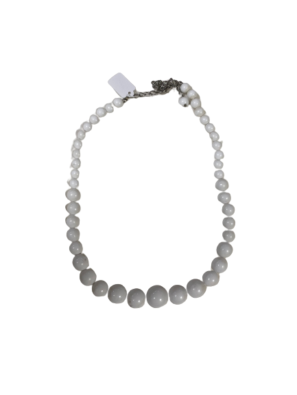 Collier en perle plastique 80s