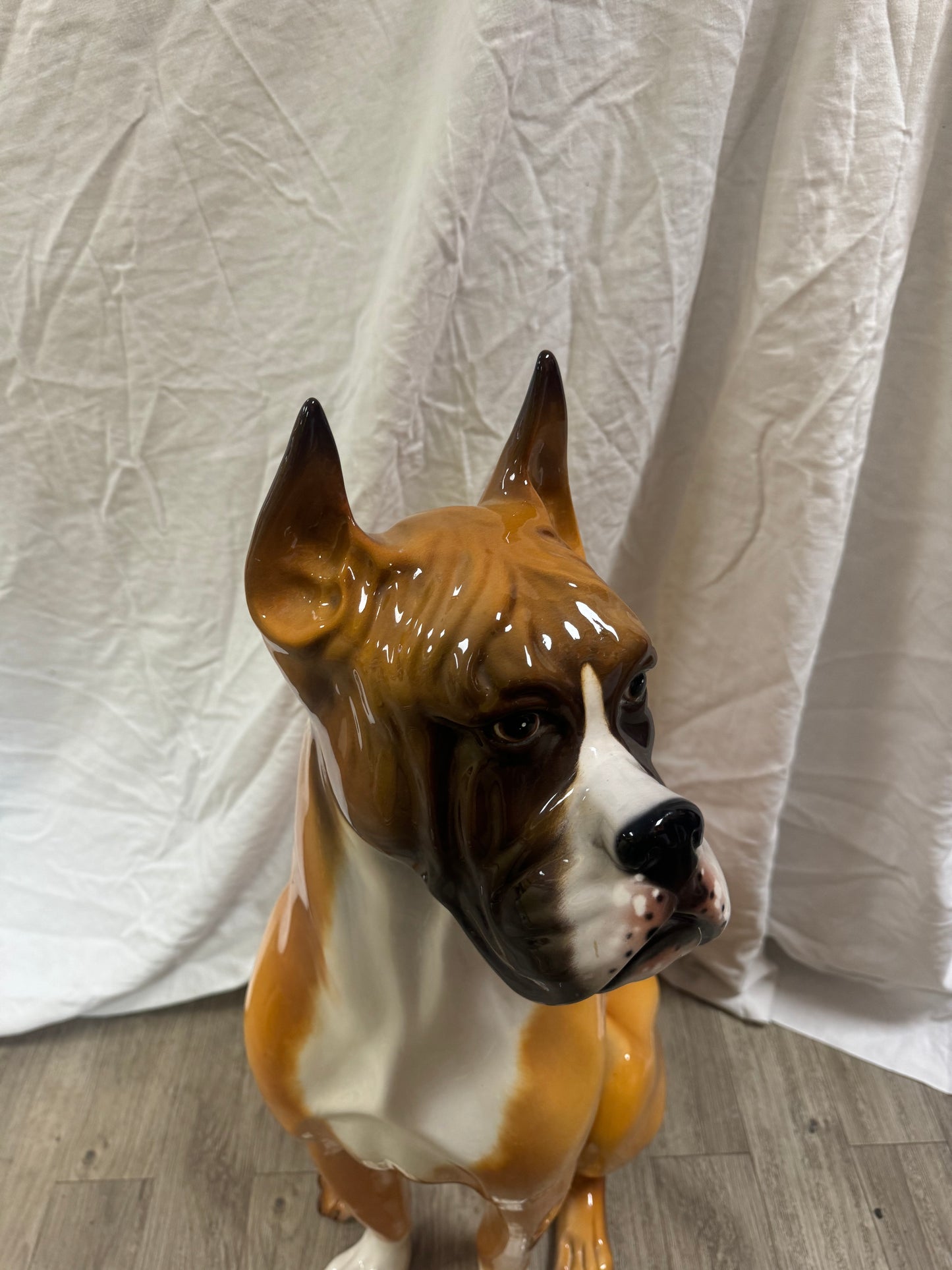 Chien en céramique italienne