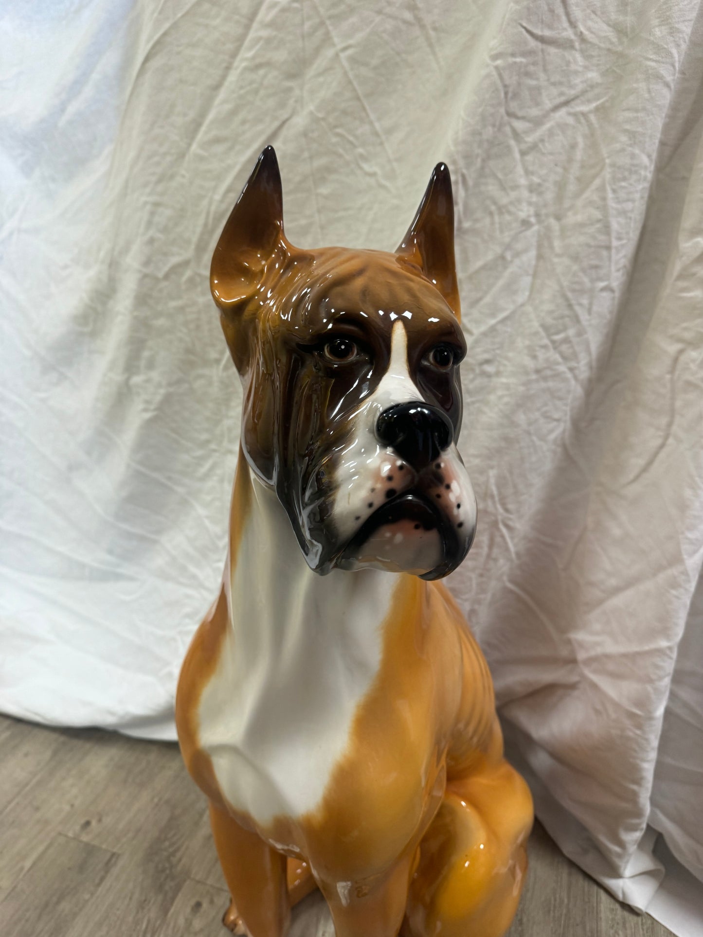 Chien en céramique italienne