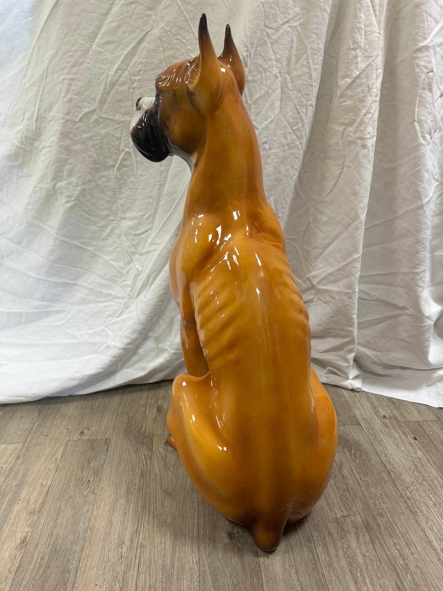 Chien en céramique italienne
