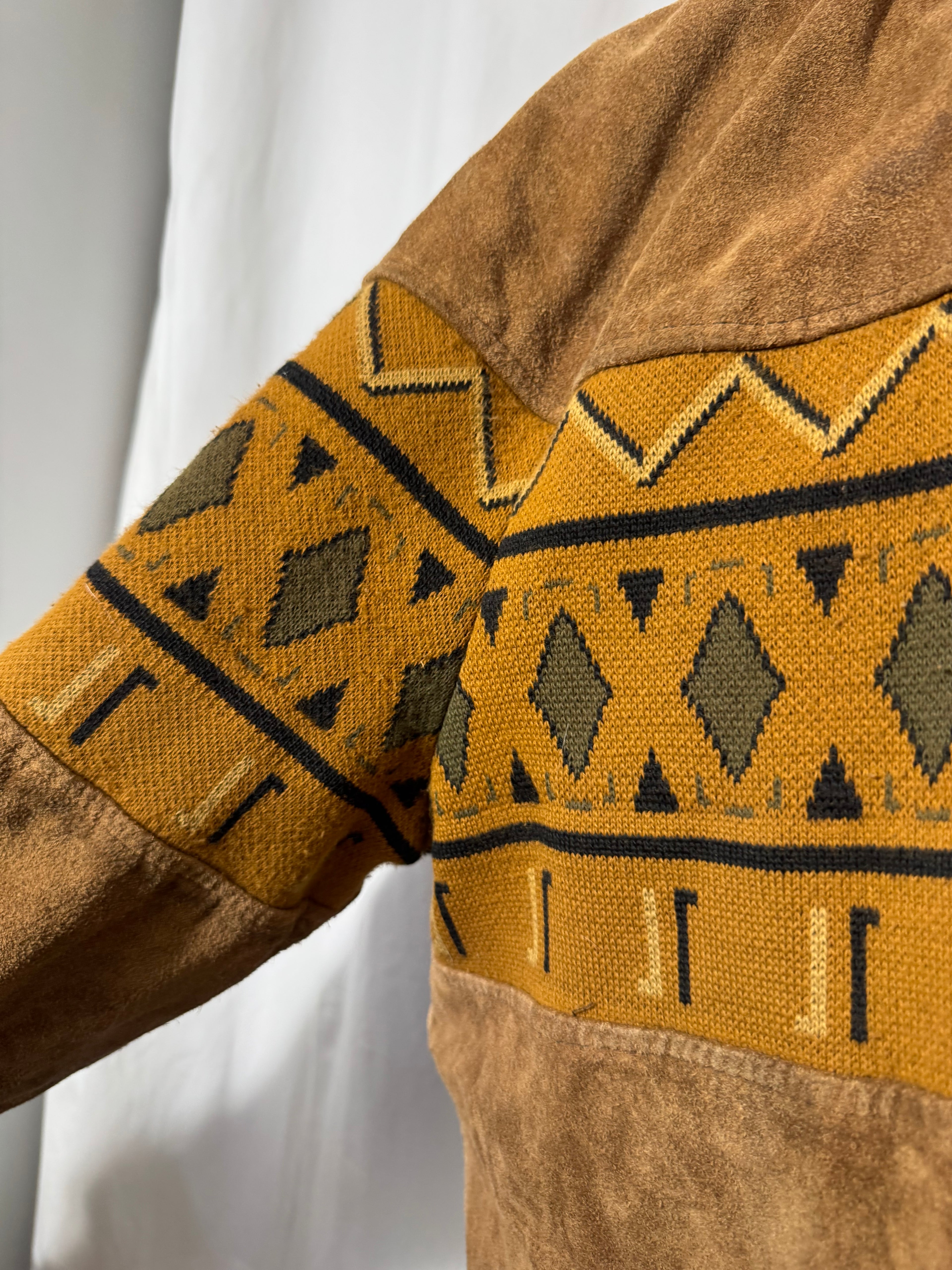 Bombers en daim Redskins