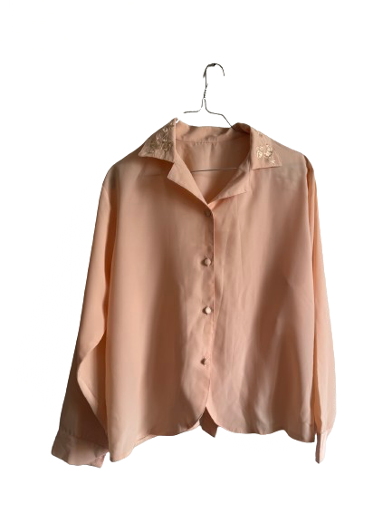 Chemise rose 70s