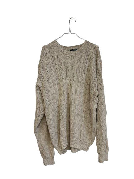 Pull en maille torsade