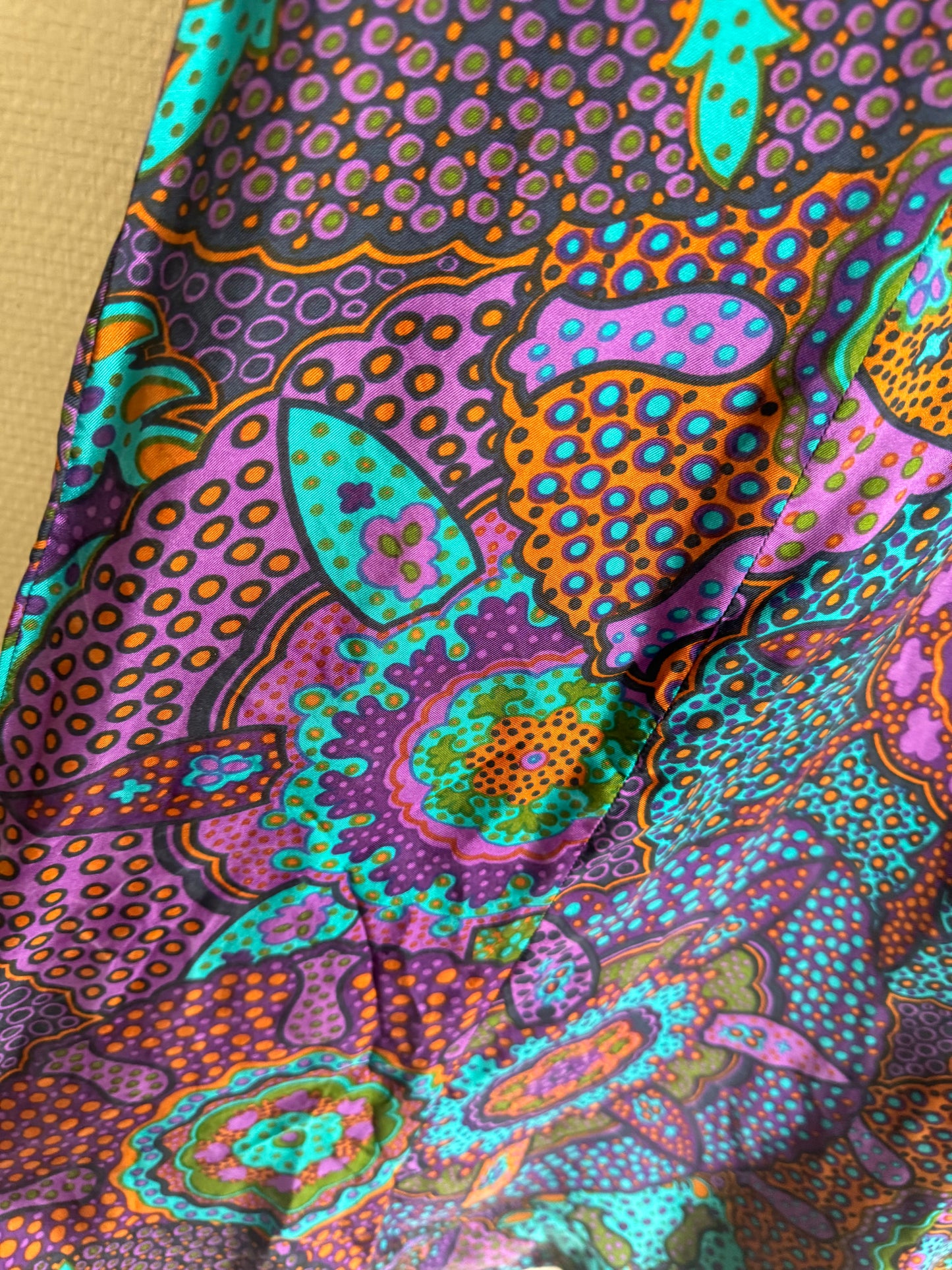 Robe à motif 70s