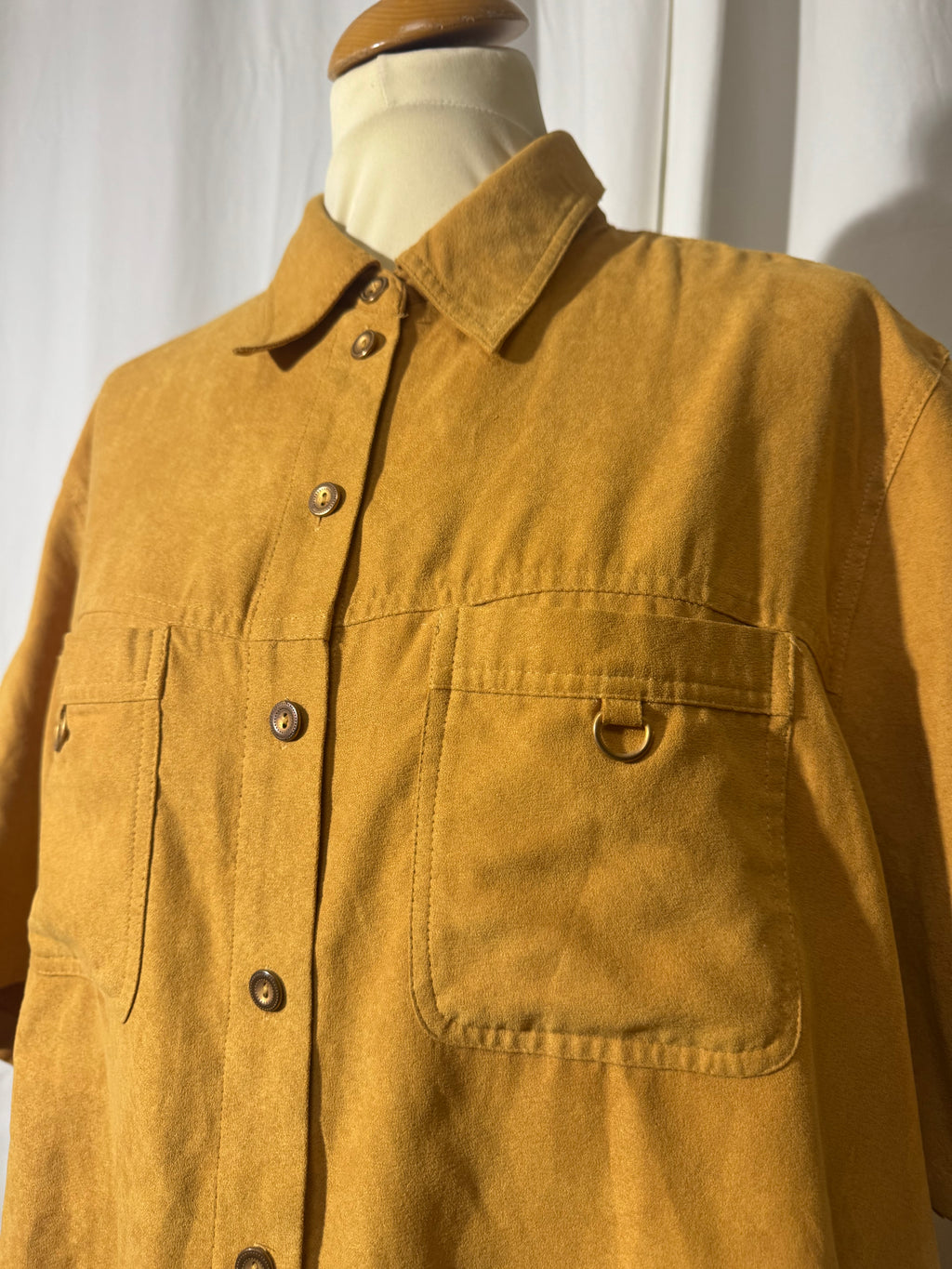Chemise peau de pêche