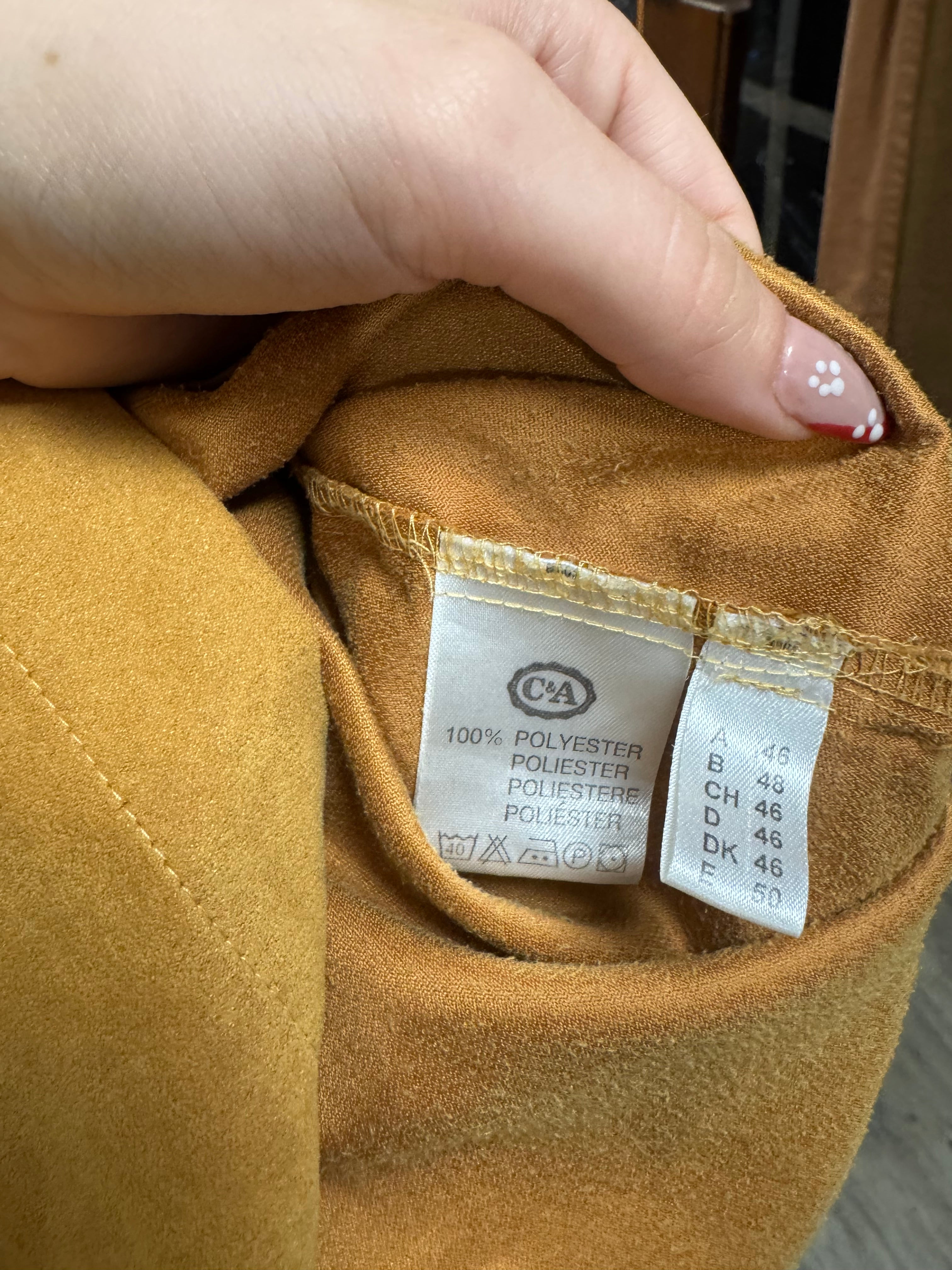 Chemise peau de pêche