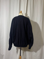 Cardigan en laine bleu marine