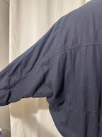 Cardigan en laine bleu marine