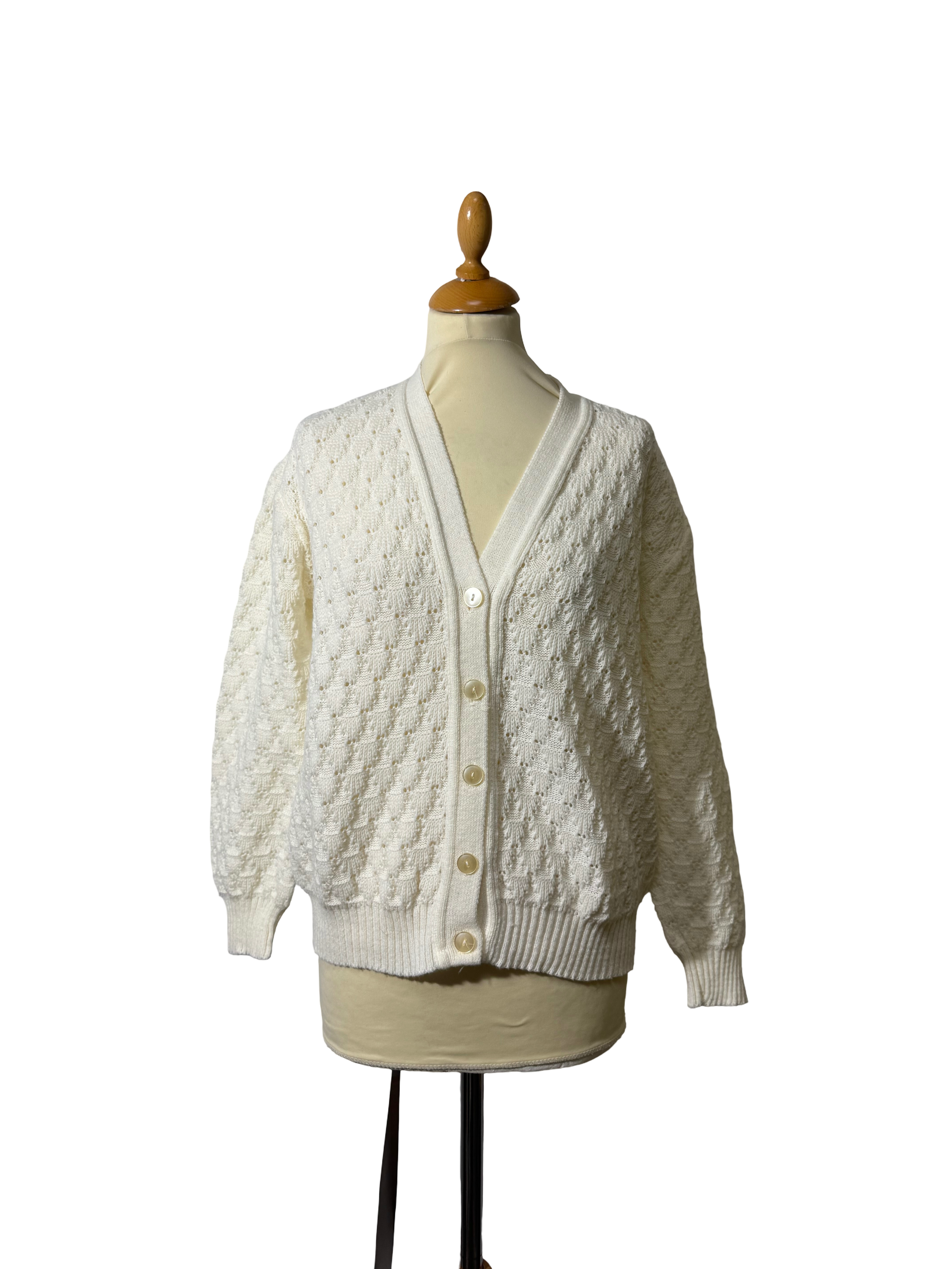 Cardigan blanc