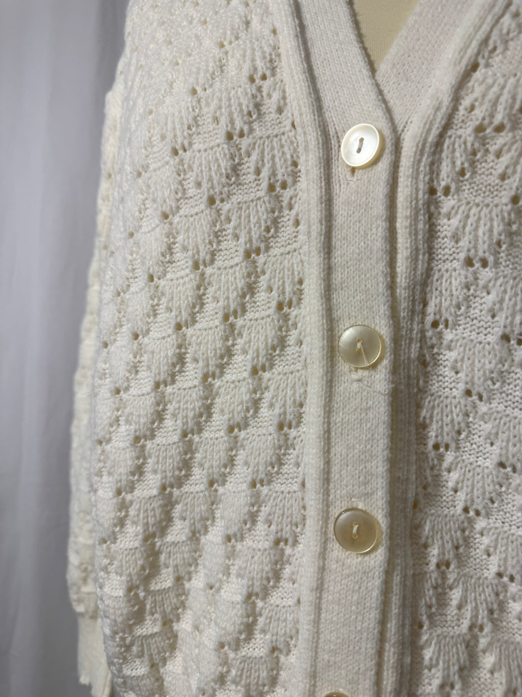 Cardigan blanc