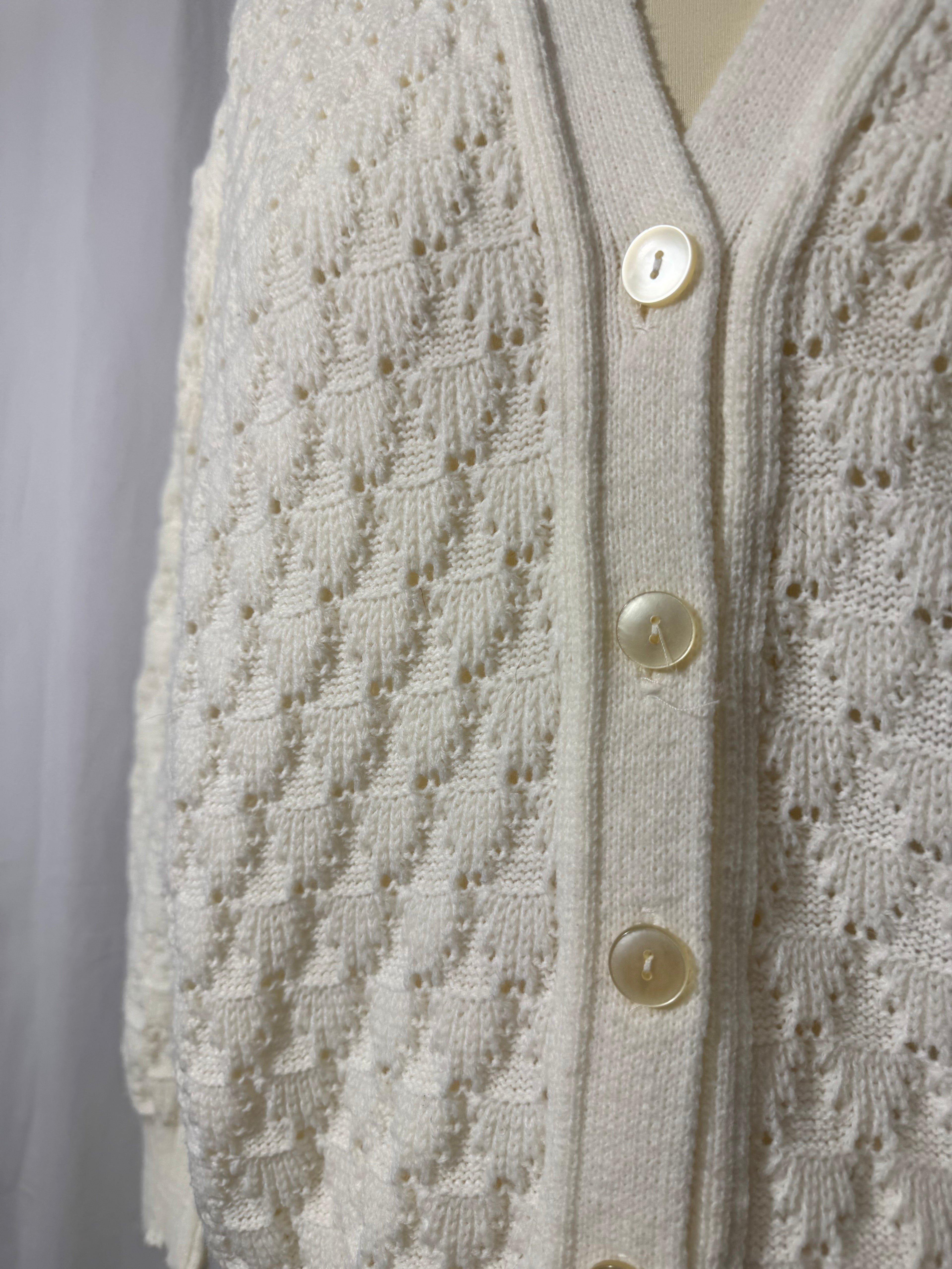 Cardigan blanc