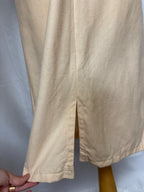Robe longue beige