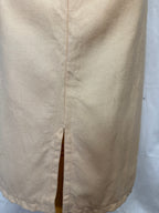Robe longue beige