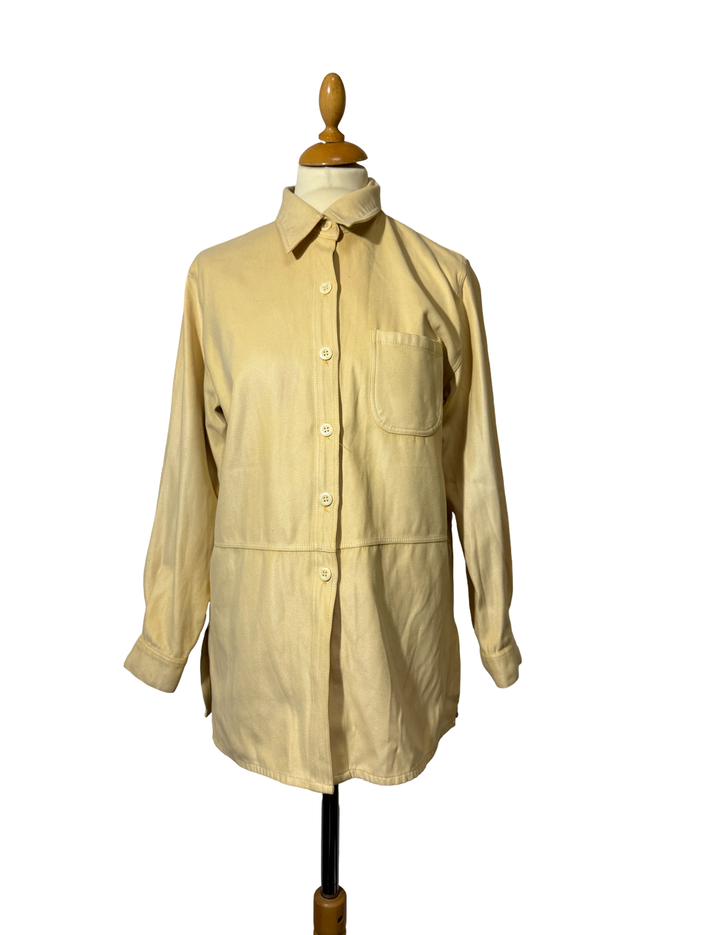 Chemise peau de pêche beige