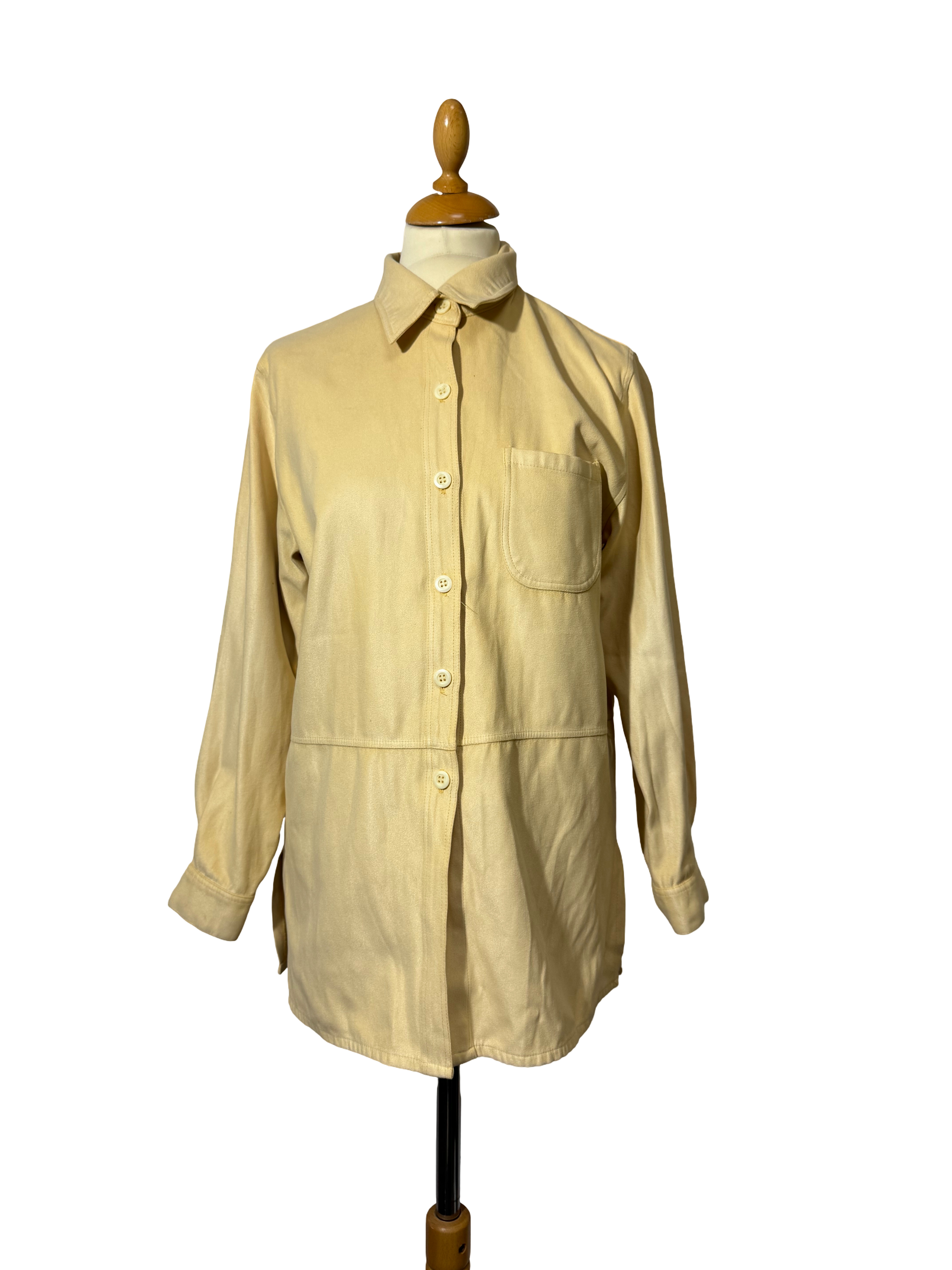 Chemise peau de pêche beige