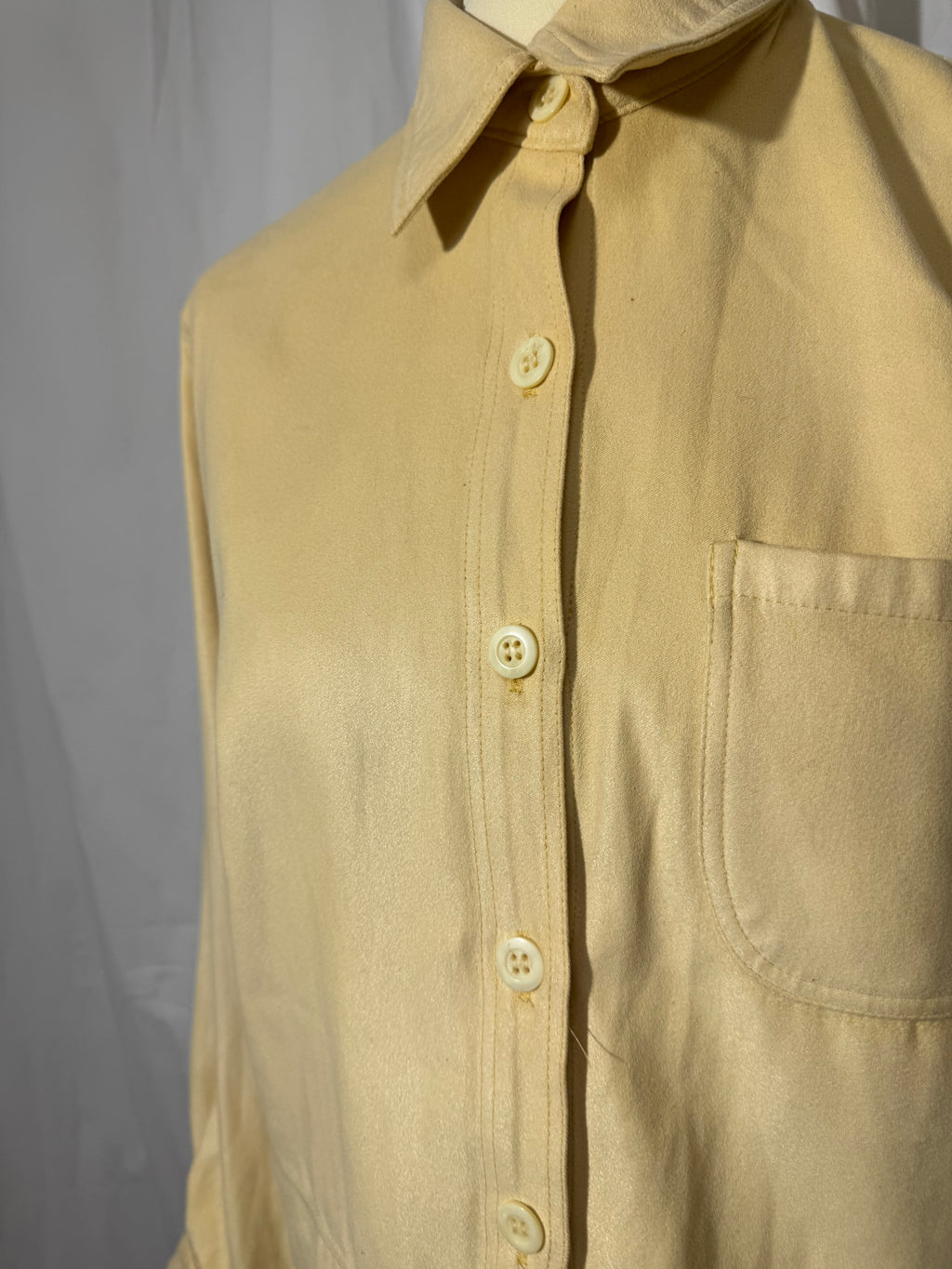 Chemise peau de pêche beige
