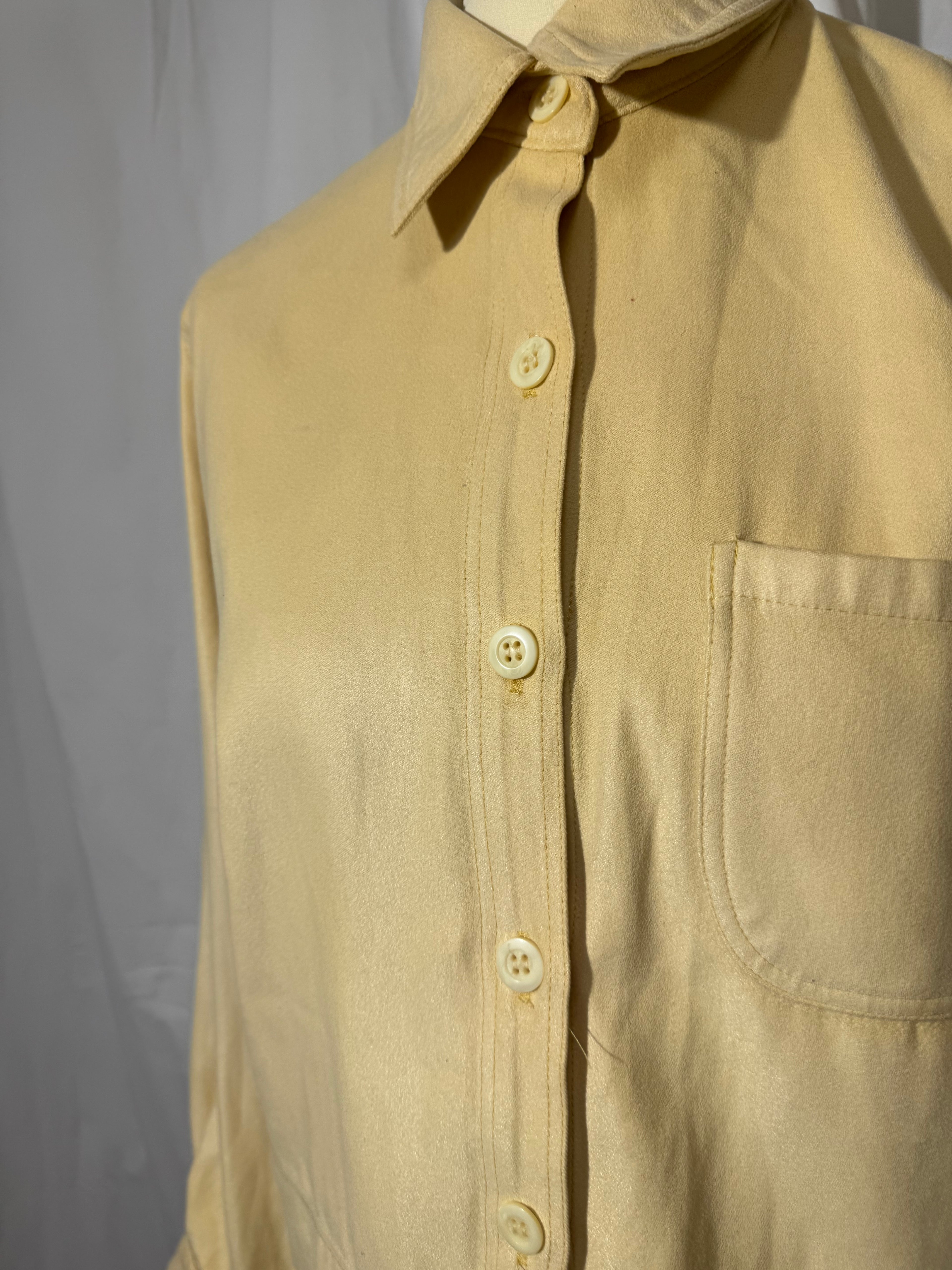 Chemise peau de pêche beige