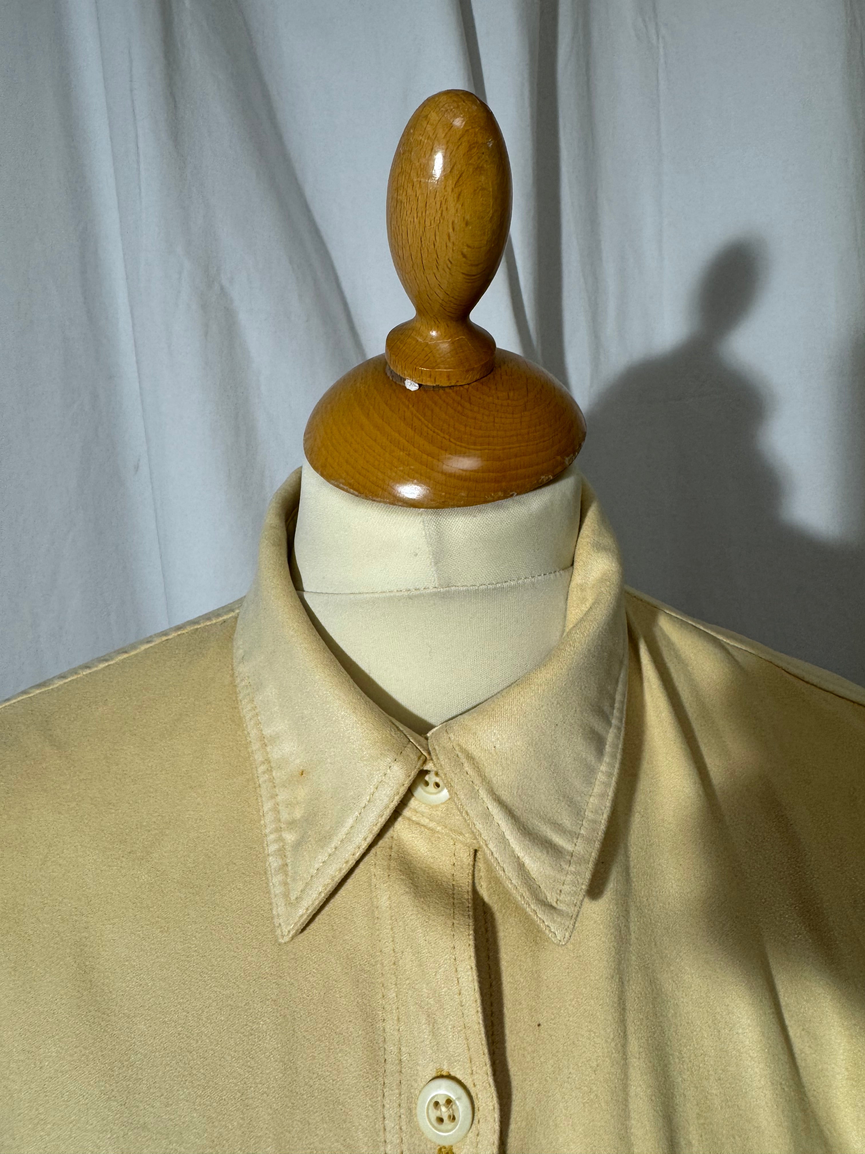 Chemise peau de pêche beige