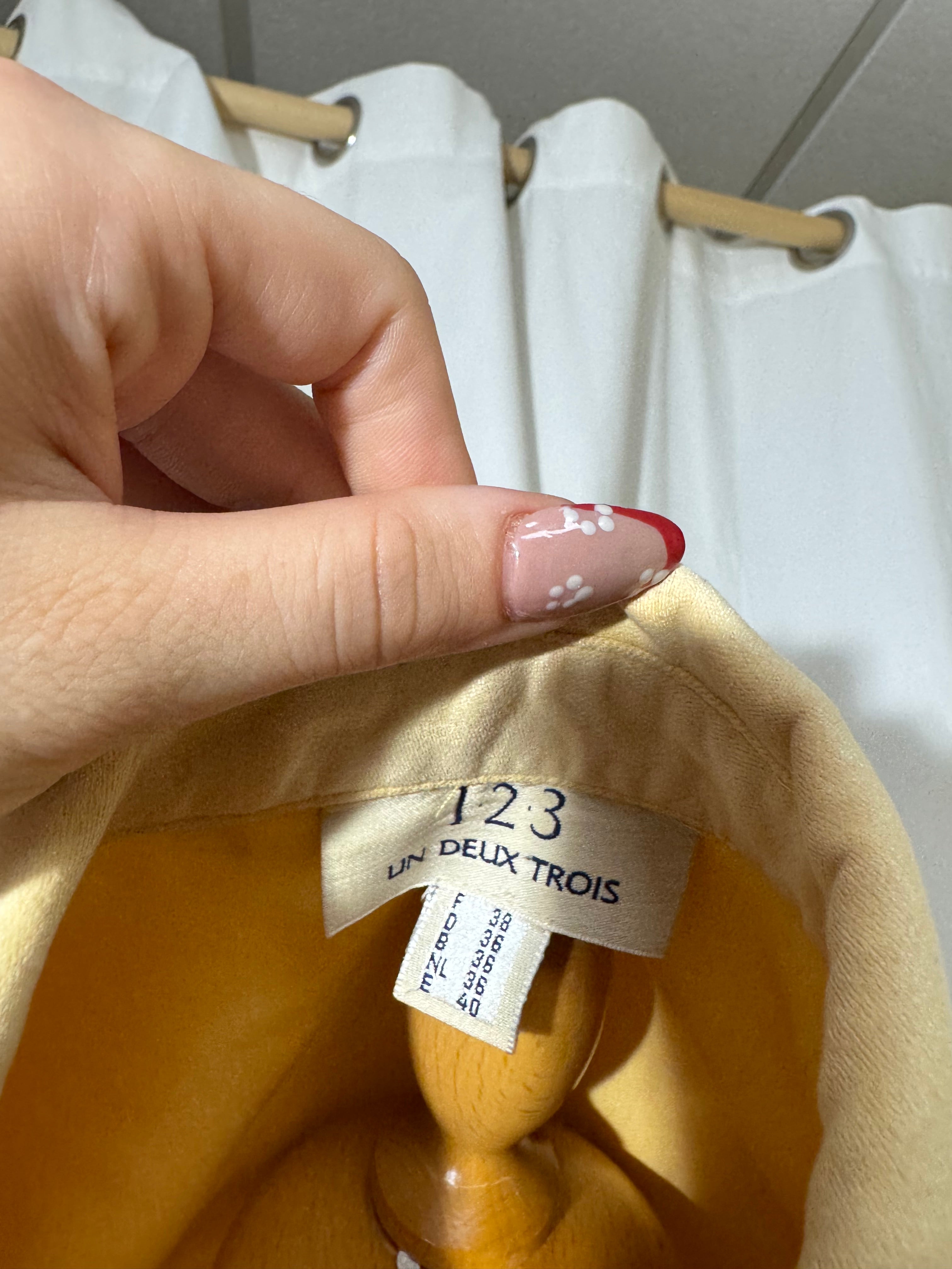 Chemise peau de pêche beige