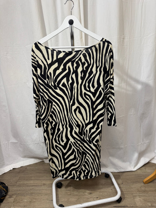 Robe zèbre Y2K