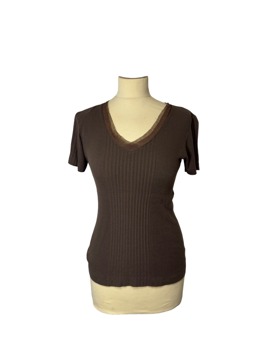 Pull moulant marron