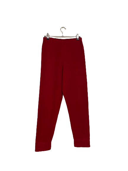 Pantalon en laine rouge