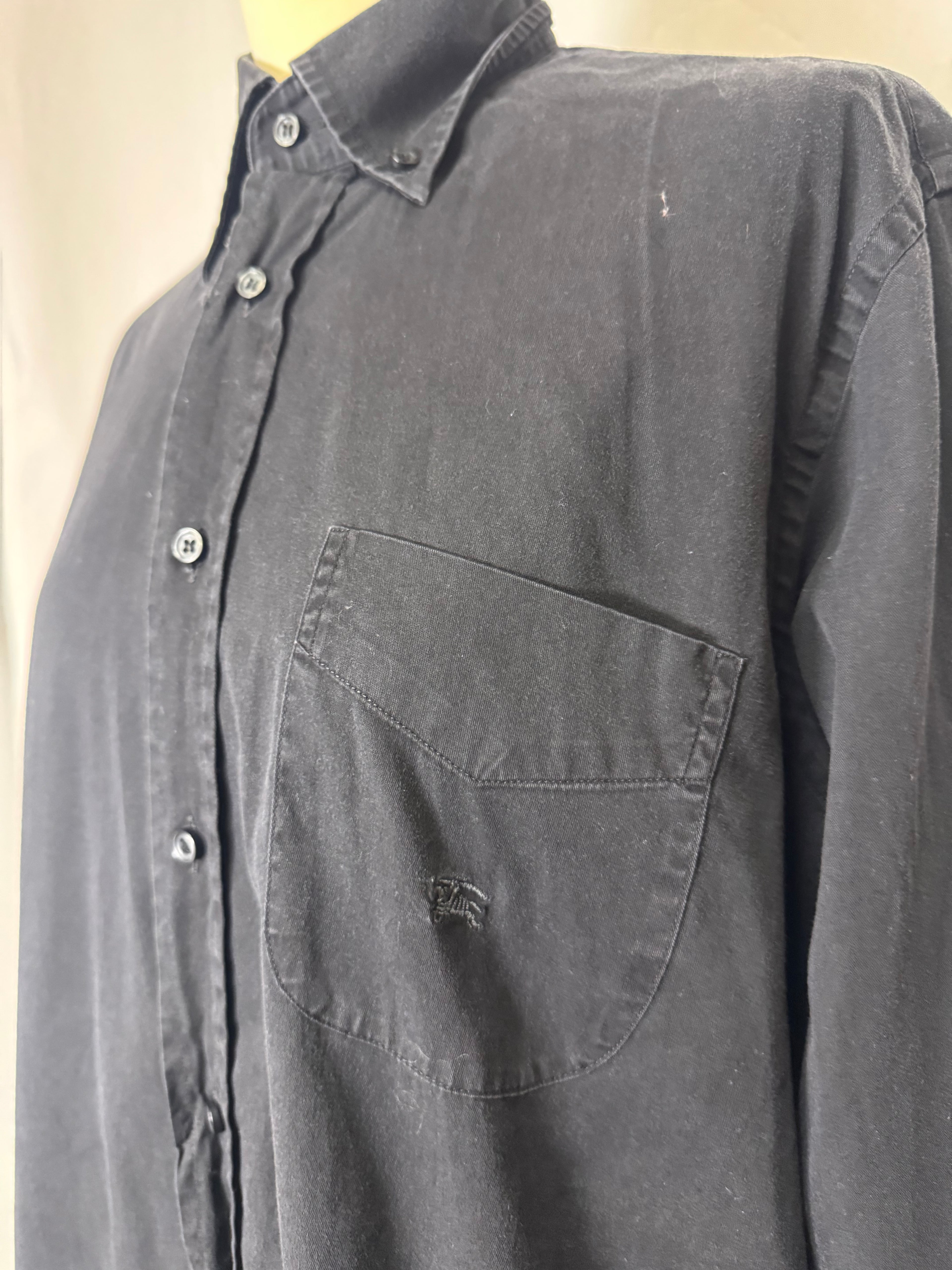 Chemise noir Burberry