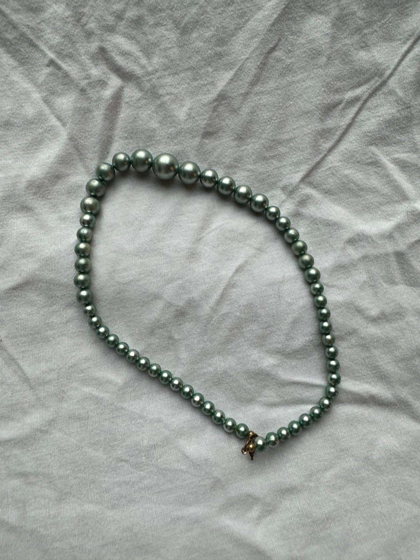 Collier perle 80s